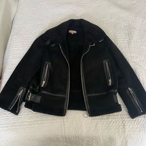 Faux Shearling Oversized Coat